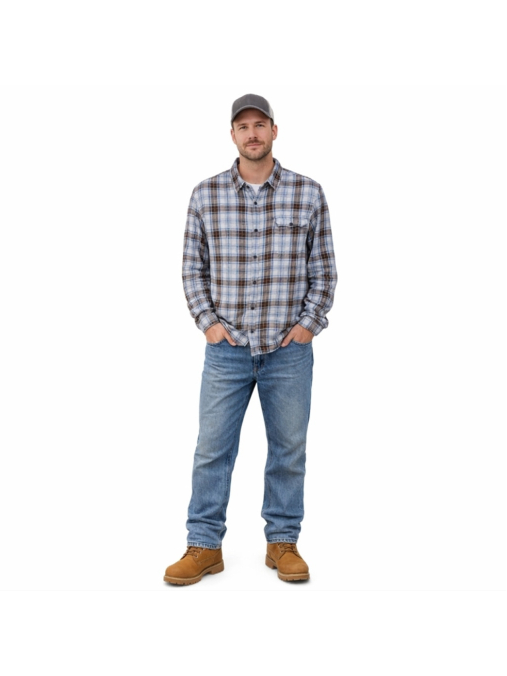 Barbour Tartan Tailored Fit Plaid Long Sleeve Shirt Men's Medium